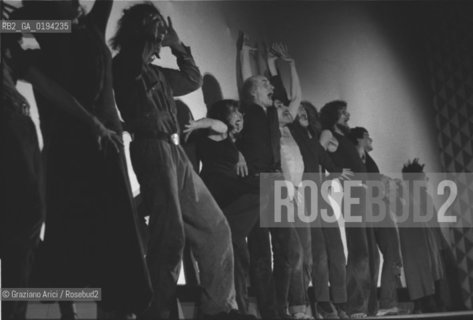 LA COMPAGNIA TEATRALE  THE LIVING THEATRE : JULIAN BECK E JUDITH MALINA - VENEZIA - 1979 - ©Graziano Arici/Rosebud2 / TEATRO / PERFORMANCE / SPETTACOLO