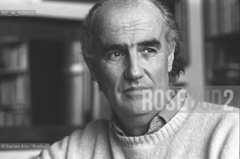 IL COMPOSITORE LUIGI NONO NELLA SUA CASA A VENEZIA - 1983 - ©Graziano Arici/Rosebud2 / MUSICA CLASSICA ELETTRONICA CONTEMPORANEA