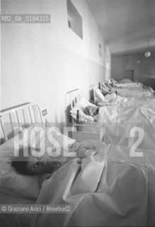 CASA DI RIPOSO SAN LORENZO - 1979 - ©Graziano Arici/Rosebud2 / OSPIZIO / VECCHIO / ANZIANO