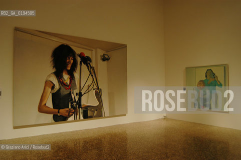 50¡ ESPOSIZIONE INTERNAZIONALE DARTE LA BIENNALE DI VENEZIA : MUSEO CORRER Pittura/Painting: Da Rauschenberg a Murakami, 1964-2003 - GERSCH : PATTI SMITH E MARIA LESSING : DOPPELSELBST PORTRAIT - ©Graziano Arici/Rosebud2