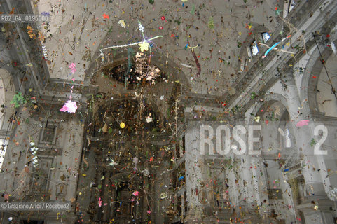 50¡ ESPOSIZIONE INTERNAZIONALE DARTE LA BIENNALE DI VENEZIA - CHIESA DI S.STAE - INSTALLAZIONE GIARDINO CALANTE FALLING GARDEN DEGLI ARTISTI SVIZZERI GERDA STEINER E JORG LENZLINGER - ©Graziano Arici/Rosebud2