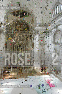 50¡ ESPOSIZIONE INTERNAZIONALE DARTE LA BIENNALE DI VENEZIA - CHIESA DI S.STAE - INSTALLAZIONE GIARDINO CALANTE FALLING GARDEN DEGLI ARTISTI SVIZZERI GERDA STEINER E JORG LENZLINGER - ©Graziano Arici/Rosebud2