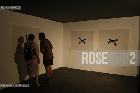 50¡ ESPOSIZIONE INTERNAZIONALE DARTE LA BIENNALE DI VENEZIA ISRAEL PAVILLION INSTALLATION OF THE ARTIST MICHAL ROVNER  © 2003 Graziano Arici/Rosebud2/GRAZIA NERI