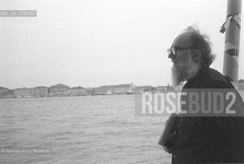 IL PITTORE EMILIO VEDOVA A VENEZIA - 1983 ©Graziano Arici/Rosebud2 / ARTE