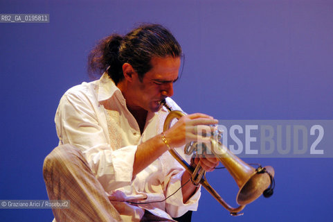 16/09/2003 - VENICE 47 FESTIVAL INTERNAZIONALE DI MUSICA CONTEMPORANEA - IL TROMBETTISTA PAOLO FRESU -  ©Graziano Arici/Rosebud2 MUSICA JAZZ