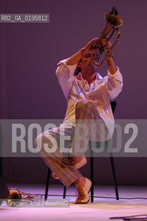 16/09/2003 - VENICE 47 FESTIVAL INTERNAZIONALE DI MUSICA CONTEMPORANEA - IL TROMBETTISTA PAOLO FRESU -  ©Graziano Arici/Rosebud2 MUSICA JAZZ