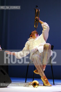 16/09/2003 - VENICE 47 FESTIVAL INTERNAZIONALE DI MUSICA CONTEMPORANEA - IL TROMBETTISTA PAOLO FRESU -  ©Graziano Arici/Rosebud2 MUSICA JAZZ