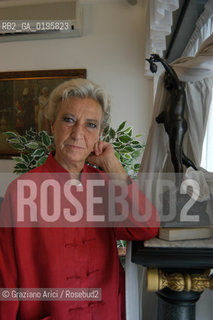 LA SCRITTRICE BARBARA ALBERTI © 2003 Graziano Arici/Rosebud2 LETTERATURA WRITER