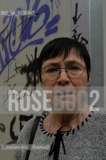 VENEZIA  2-5 OTTOBRE 2003 FONDAMENTA  SENZA PIU -  LA SCRITTRICE UNGHERESE AGOTA KRISTOF ©Graziano Arici/Rosebud2