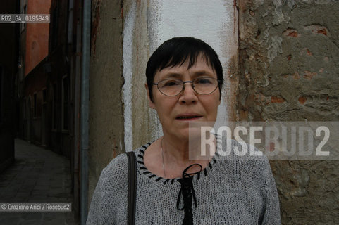 VENEZIA  2-5 OTTOBRE 2003 FONDAMENTA  SENZA PIU -  LA SCRITTRICE UNGHERESE AGOTA KRISTOF ©Graziano Arici/Rosebud2