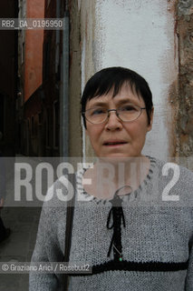 VENEZIA  2-5 OTTOBRE 2003 FONDAMENTA  SENZA PIU -  LA SCRITTRICE UNGHERESE AGOTA KRISTOF ©Graziano Arici/Rosebud2