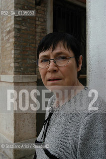 VENEZIA  2-5 OTTOBRE 2003 FONDAMENTA  SENZA PIU -  LA SCRITTRICE UNGHERESE AGOTA KRISTOF ©Graziano Arici/Rosebud2