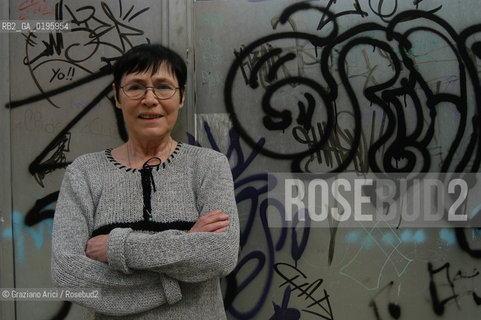 VENEZIA  2-5 OTTOBRE 2003 FONDAMENTA  SENZA PIU -  LA SCRITTRICE UNGHERESE AGOTA KRISTOF ©Graziano Arici/Rosebud2