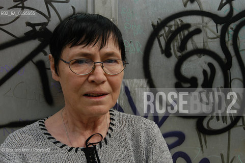 VENEZIA  2-5 OTTOBRE 2003 FONDAMENTA  SENZA PIU -  LA SCRITTRICE UNGHERESE AGOTA KRISTOF ©Graziano Arici/Rosebud2