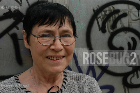 VENEZIA  2-5 OTTOBRE 2003 FONDAMENTA  SENZA PIU -  LA SCRITTRICE UNGHERESE AGOTA KRISTOF ©Graziano Arici/Rosebud2