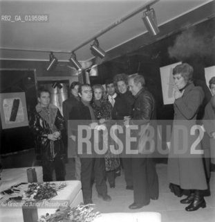 VENEZIA GALLERIA IL CAPRICORNO MOSTRA DI MARIO PIRRO  © 1972 Graziano Arici/Rosebud2  BRUNA AICKELIN