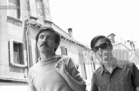 VENEZIA CONTESTAZIONE DEL 68 FRANCESCO SAVIO E LUIGI BELLO  © 1968 Graziano Arici/Rosebud2