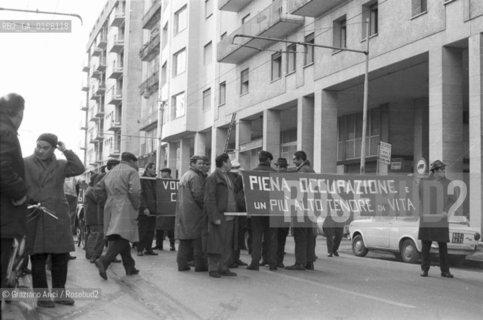 VENEZIA MESTRE MANIFESTAZIONE DEGLI OPERAI DI  PORTO MARGHERA © 1968 Graziano Arici/Rosebud2 /