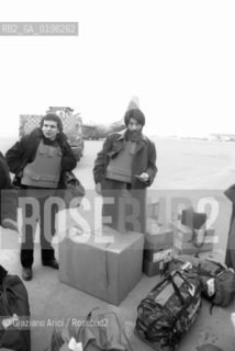 MASSIMO CACCIARI, GIANFRANCO BETTIN A SARAJEVO  ©1997 Graziano Arici/Rosebud2