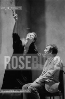 VENEZIA 1995 SPETTACOLO TEATRALE LO ZIO VANIA DI CHECOV REGIA DI GABRIELE LAVIA CON MONICA GUERRITORE ©Graziano Arici/Rosebud2 TEATRO