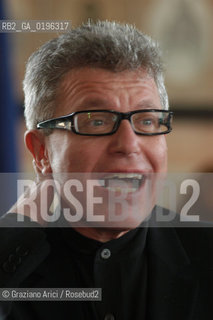 PADOVA - 15/10/03 - LARCHITETTO DANIEL LIBESKIND, PROGETTISTA DEL NUOVO WORLD TRADE CENTER A NEW YORK - ©Graziano Arici/Rosebud2 ARCHITETTURA