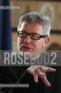 PADOVA - 15/10/03 - LARCHITETTO DANIEL LIBESKIND, PROGETTISTA DEL NUOVO WORLD TRADE CENTER A NEW YORK - ©Graziano Arici/Rosebud2 ARCHITETTURA