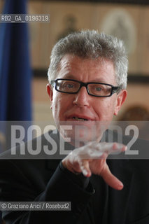 PADOVA - 15/10/03 - LARCHITETTO DANIEL LIBESKIND, PROGETTISTA DEL NUOVO WORLD TRADE CENTER A NEW YORK - ©Graziano Arici/Rosebud2 ARCHITETTURA