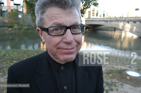 PADOVA - 15/10/03 - LARCHITETTO DANIEL LIBESKIND, PROGETTISTA DEL NUOVO WORLD TRADE CENTER A NEW YORK - ©Graziano Arici/Rosebud2 ARCHITETTURA