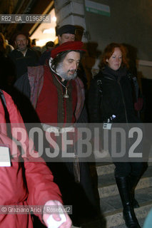 06/01/2004  ITALY, VENICE : THE SHOOTING OF THE MOVIE THE MERCHANT OF VENICE DIRECTED BY MICHAEL RADFORD  -  THE ACTOR AL PACINO © 2004 Graziano Arici/Rosebud2 FILM.MERCANTE DI VENEZIA SHAKESPEARE