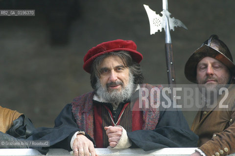 06/01/2004  ITALY, VENICE : THE SHOOTING OF THE MOVIE THE MERCHANT OF VENICE DIRECTED BY MICHAEL RADFORD _ THE ACTOR AL PACINO © 2004 Graziano Arici/Rosebud2 FILM MERCANTE DI VENEZIA SHAKESPEARE