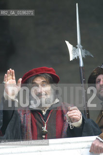 06/01/2004  ITALY, VENICE : THE SHOOTING OF THE MOVIE THE MERCHANT OF VENICE DIRECTED BY MICHAEL RADFORD _ THE ACTOR AL PACINO © 2004 Graziano Arici/Rosebud2 FILM MERCANTE DI VENEZIA SHAKESPEARE