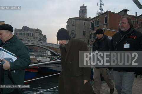 08/01/2004  ITALY, VENICE : THE SHOOTING OF THE MOVIE THE MERCHANT OF VENICE DIRECTED BY MICHAEL RADFORD _ THE ACTOR AL PACINO © 2004 Graziano Arici/Rosebud2 FILM MERCANTE DI VENEZIA SHAKESPEARE