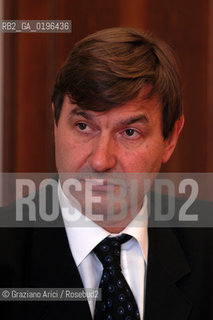 CROCETTA DEL MONTELLO (TREVISO) IL PRESIDENTE DELLA FABBRICA DI SCARPE GEOX MARIO MORETTI POLEGATO PRESIDENT OF SHOES FACTORY GEOX ©Graziano Arici/Rosebud2 SCARPA INDUSTRIALE ECONOMIA