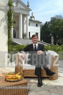 CROCETTA DEL MONTELLO (TREVISO) IL PRESIDENTE DELLA FABBRICA DI SCARPE GEOX MARIO MORETTI POLEGATO A CASA IN VILLA SANDI PRESIDENT OF SHOES FACTORY GEOX HOME ©Graziano Arici/Rosebud2 SCARPA INDUSTRIALE ECONOMIA