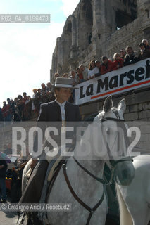 ARLES (PROVENCE, FRANCE) APRILE 2004 LA FERIA DI PASQUA  LA TORERA JULIE CALVIERE  ©Graziano Arici/Rosebud2 CORRIDA TORO TORERO