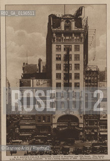 NEW YORK - USA - 1905 (?) B. F. KEITH S PALACE THEATRE ©Graziano Arici/Rosebud2 TEATRO.GEO