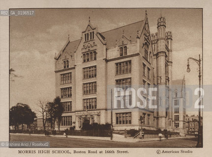 NEW YORK - USA - 1905 (?) MORRIS HIGH SCHOOL ©Graziano Arici/Rosebud2 SCUOLA.GEO