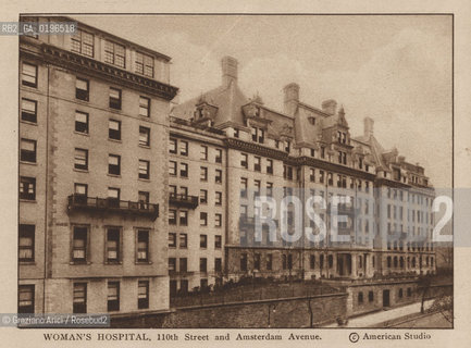 NEW YORK - USA - 1905 (?) WOMANS HOSPITAL ©Graziano Arici/Rosebud2 OSPEDALE.GEO