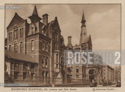 NEW YORK - USA - 1905 (?) ROOSEVELT HOSPITAL ©Graziano Arici/Rosebud2 OSPEDALE.GEO