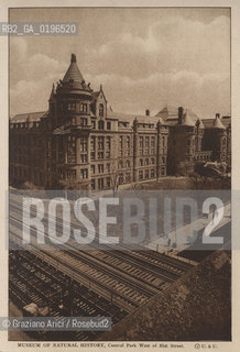 NEW YORK - USA - 1905 (?) MUSEUM OF NATURAL HISTORY  ©Graziano Arici/Rosebud2 MUSEO STORIA NATURALE.GEO