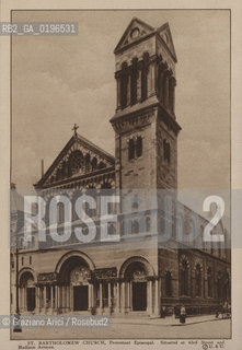 NEW YORK - USA - 1905 (?) ST. BARTHOLOMEW CHURCH PROTESTANT EPSICOPAL ©Graziano Arici/Rosebud2 CHIESA