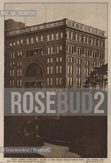 NEW YORK - USA - 1905 (?) NEW YORK ATHLETIC CLUB, WITH THOUSANDS OF MEMBERS ©Graziano Arici/Rosebud2 CLUB