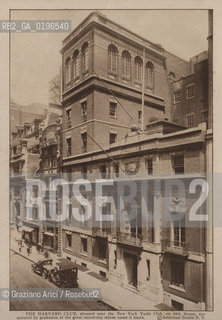 NEW YORK - USA - 1905 (?) THE HARVARD CLUB ©Graziano Arici/Rosebud2 CLUB
