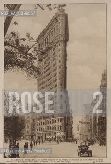 NEW YORK - USA - 1905 (?) FLATIRON BUILDING SKYSCRAPER ©Graziano Arici/Rosebud2 GRATTACIELO