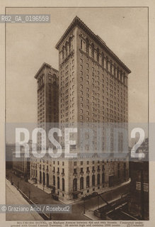 NEW YORK - USA - 1905 (?) BILTMORE HOTEL SKYSCRAPER ©Graziano Arici/Rosebud2 HOTEL GRATTACIELO