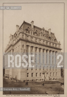 NEW YORK - USA - 1905 (?) HALL OF RECORD ©Graziano Arici/Rosebud2 EDIFICIO