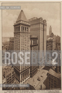 NEW YORK - USA - 1905 (?) BANKERS TRUST CO. BUILDING SKYSCRAPER ©Graziano Arici/Rosebud2 BANCA GRATTACIELO