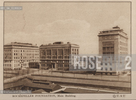 NEW YORK - USA - 1905 (?) ROCKEFELLER FOUNDATION  MAIN BUILDING ©Graziano Arici/Rosebud2 EDIFICIO