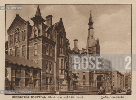 NEW YORK - USA - 1905 (?) ROOSEVELT HOSPITAL ©Graziano Arici/Rosebud2 OSPEDALE.GEO