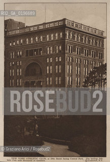 NEW YORK - USA - 1905 (?) NEW YORK ATHLETIC CLUB, WITH THOUSANDS OF MEMBERS ©Graziano Arici/Rosebud2 CLUB